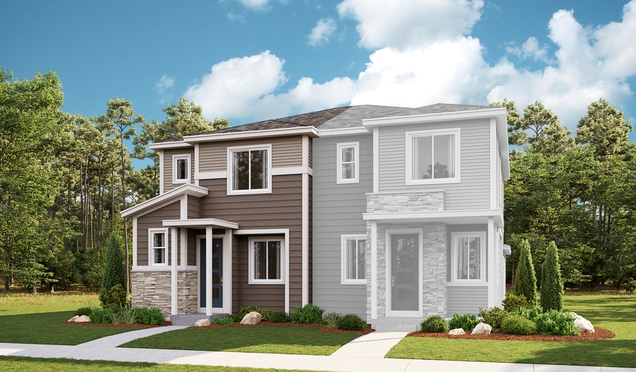 Exterior A of the Boston floor plan
