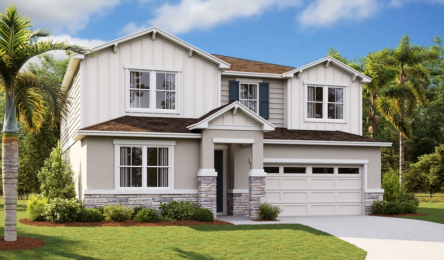 Exterior H of the Ammolite floor plan