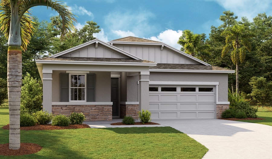 Exterior H of the Azure floor plan