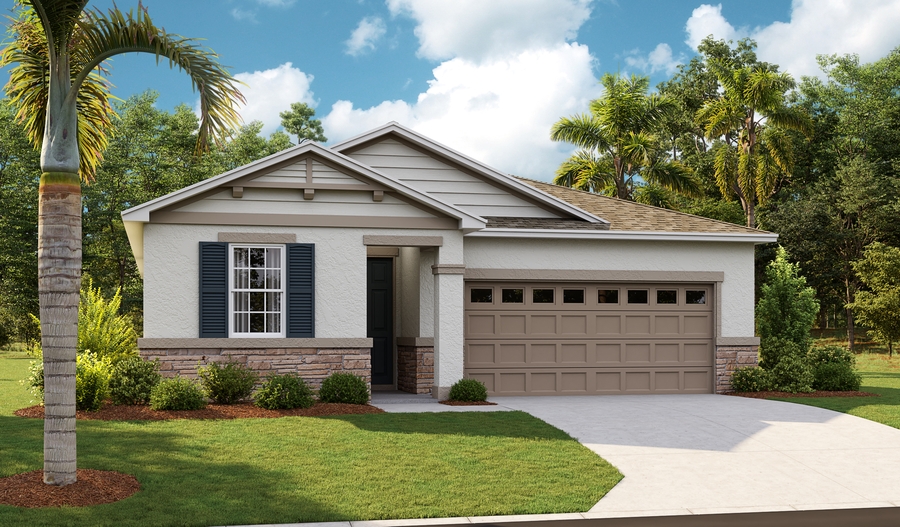 Exterior G of the Azure floor plan