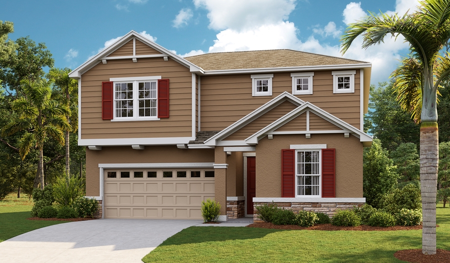 Exterior G of the Moonstone floor plan