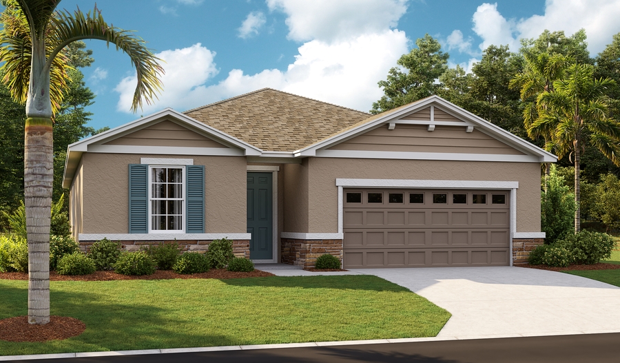 Exterior G of the Slate floor plan
