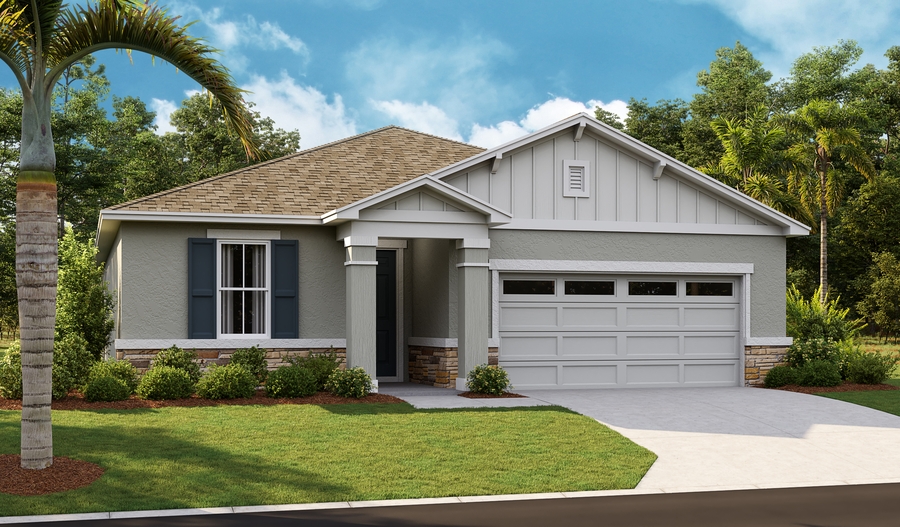 Exterior H of the Slate floor plan