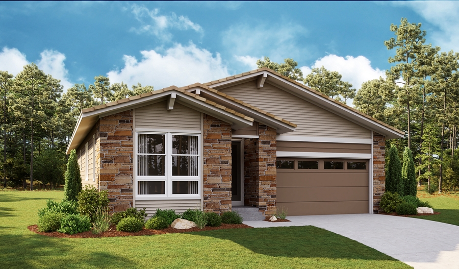 The Avalon - Elevation E Exterior E of the Avalon floor plan