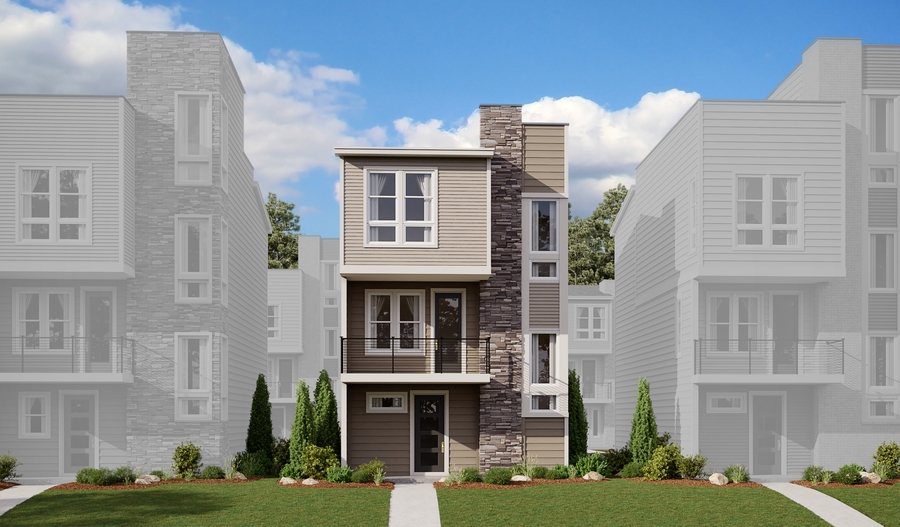 Exterior A of the Soho floor plan