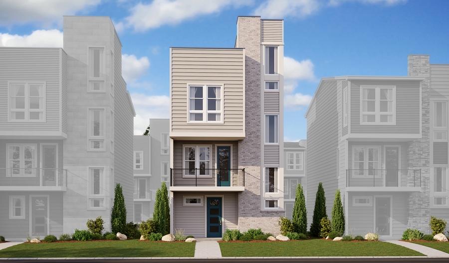 Exterior E of the Soho floor plan