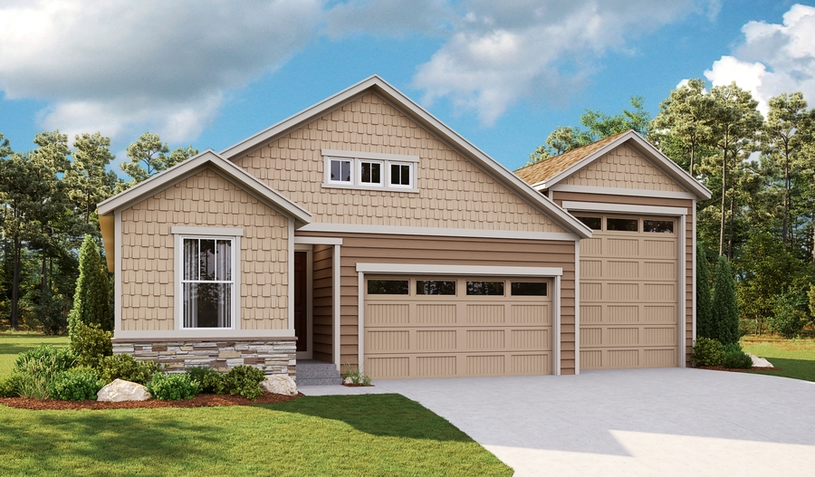 Bronze floor plan at The Ridge at Harmony Road Richmond American Homes