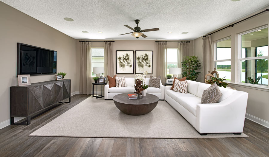 Family room of the Darius plan in JAX