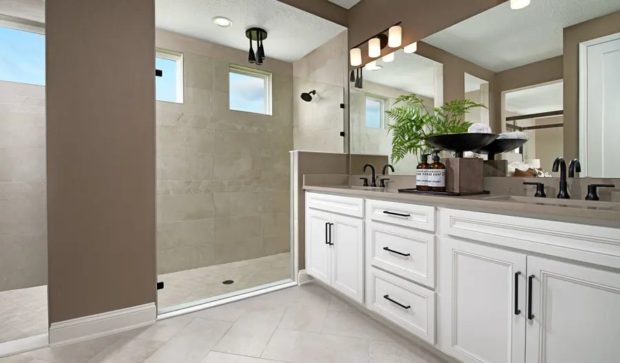 The Darius Owner's bathroom of the Darius plan in JAX