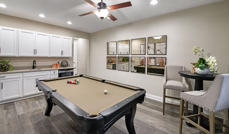 The Darius Billiard room of the Darius plan in JAX