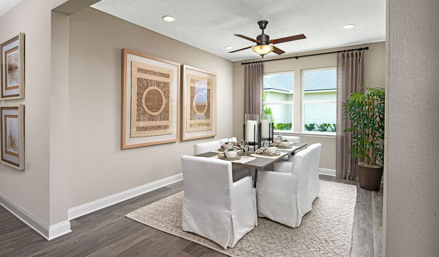 Dining room of the Darius plan in JAX