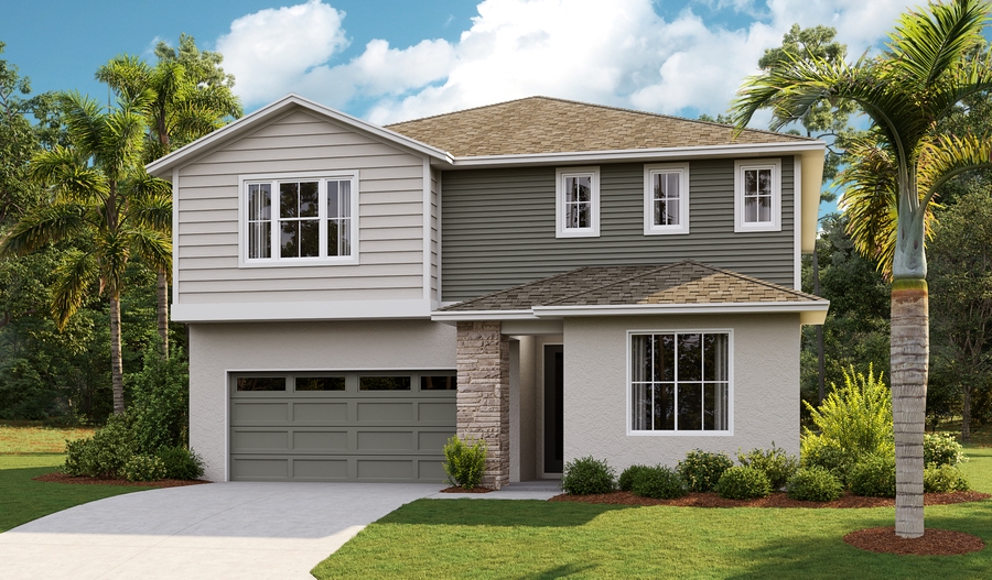 Exterior K of the Moonstone floor plan