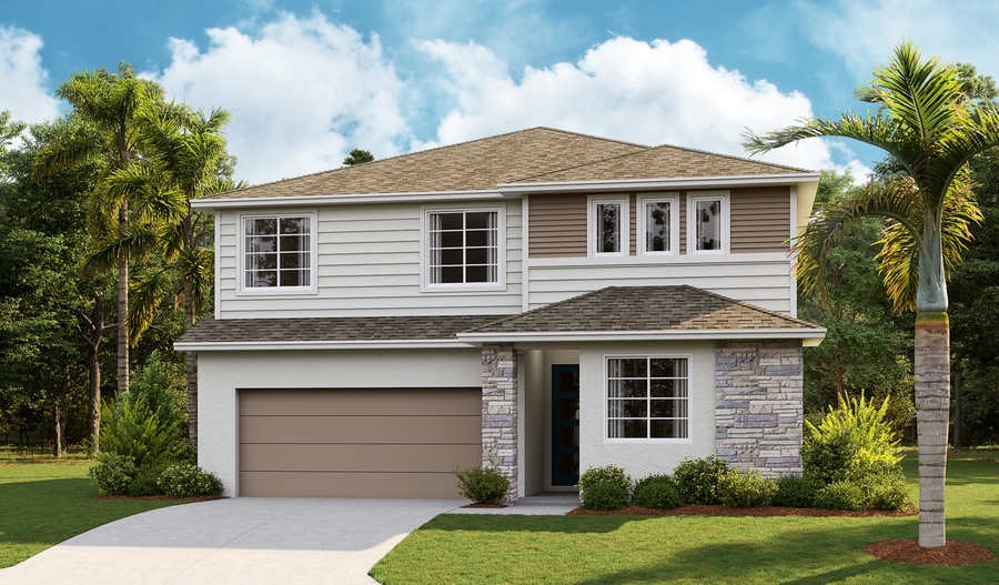 Exterior L of the Pearl floor plan