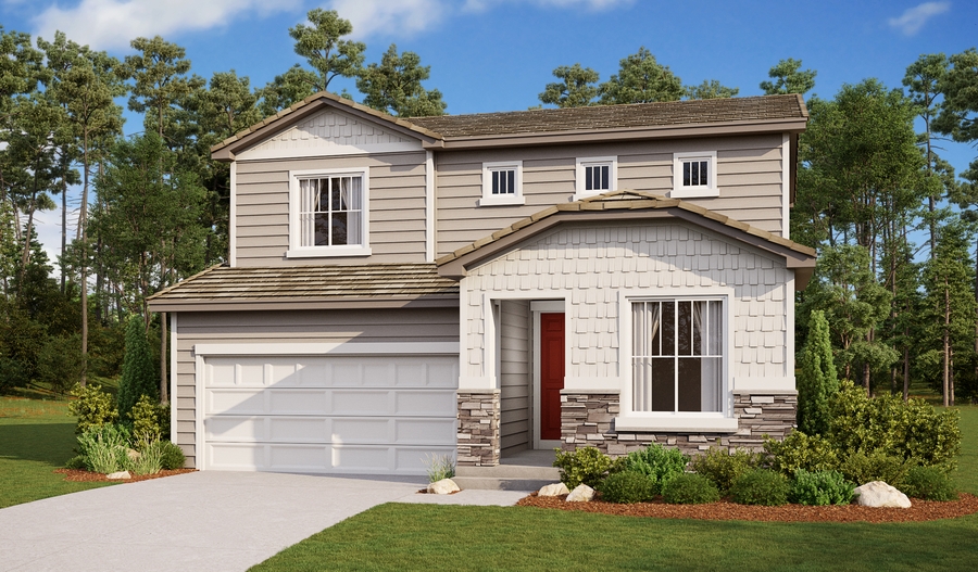 Exterior B of the Citrine floor plan