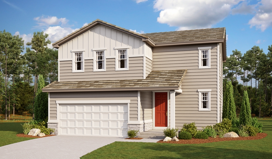 Exterior A of the Coral floor plan