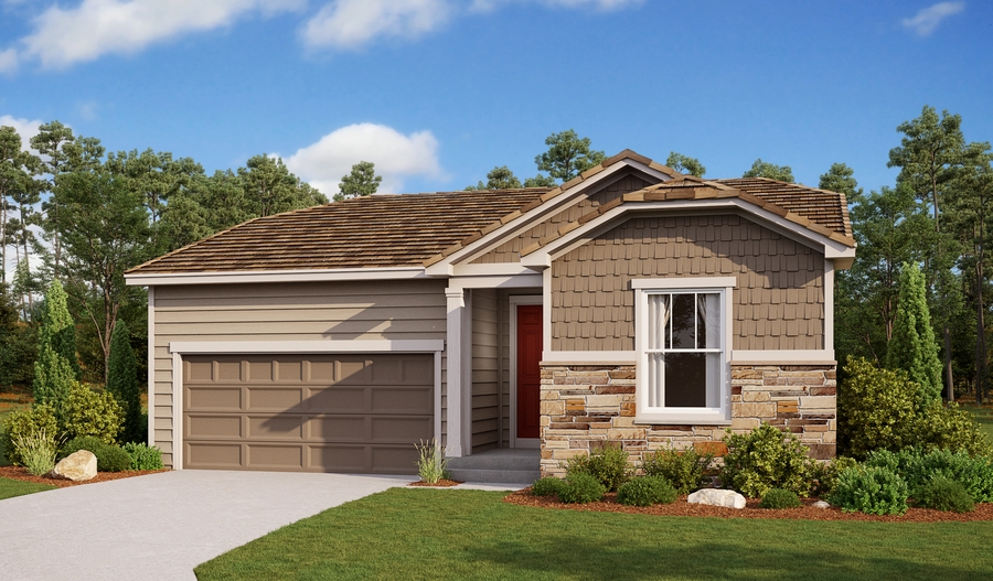 Amethyst floor plan at Bradley Ranch Richmond American Homes