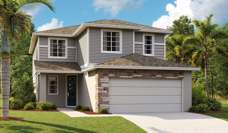 Exterior L of the Pine floor plan