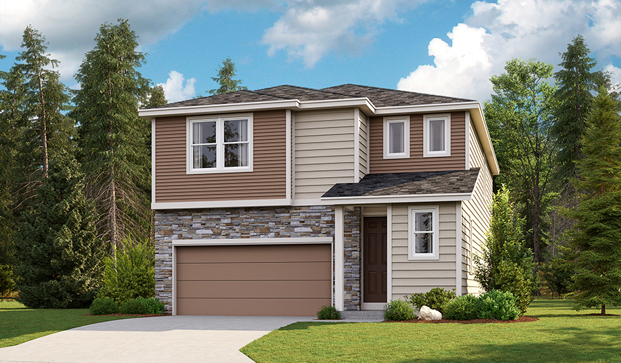 Lowell floor plan at North Creek Richmond American Homes