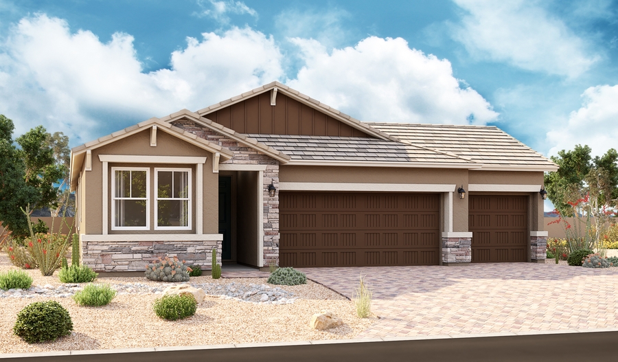 Exterior B of the Emerald Plan