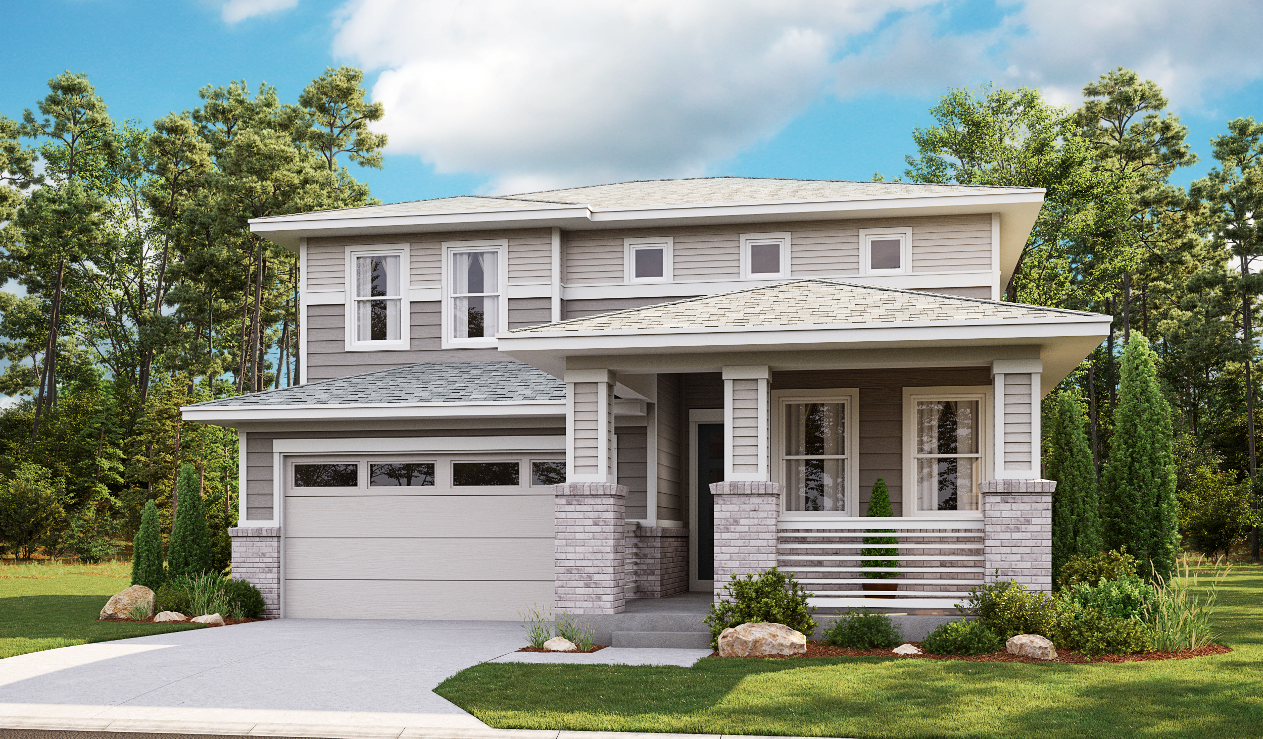 Exterior C of the Citrine plan