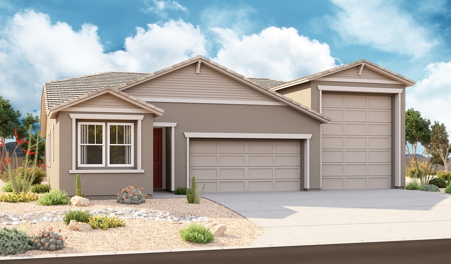 Exterior B of the Pewter plan