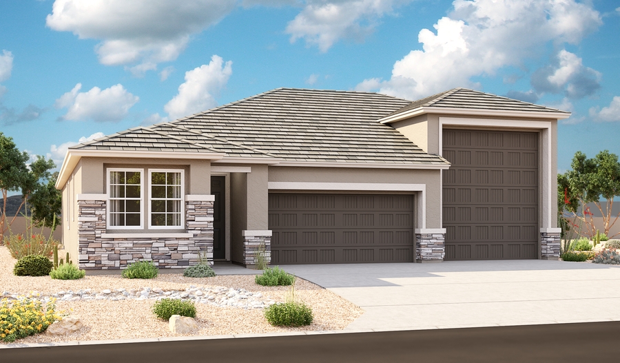 Exterior C of the Pewter plan