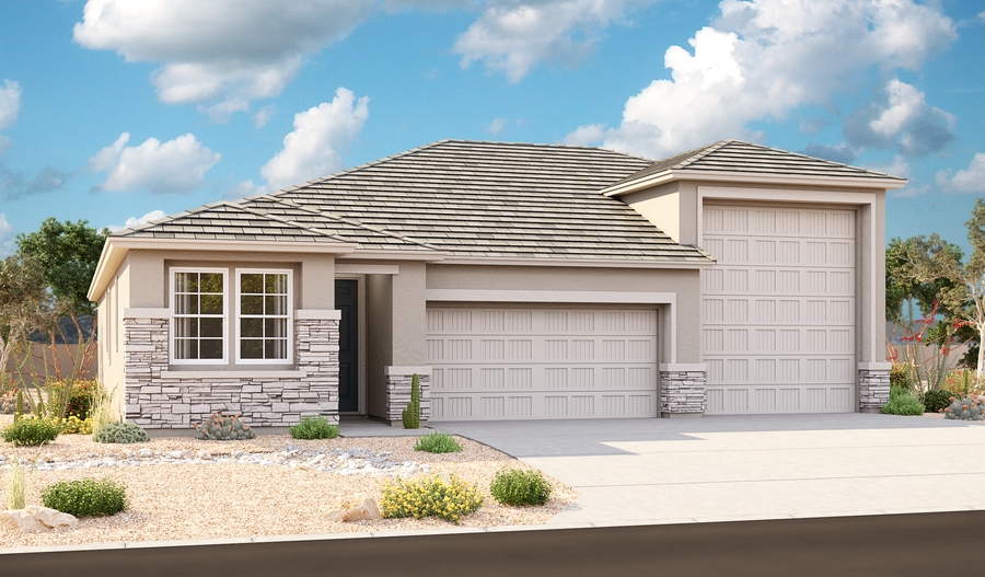 Exterior C of the Pewter plan