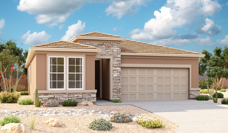 Exterior C of the Sapphire floor plan