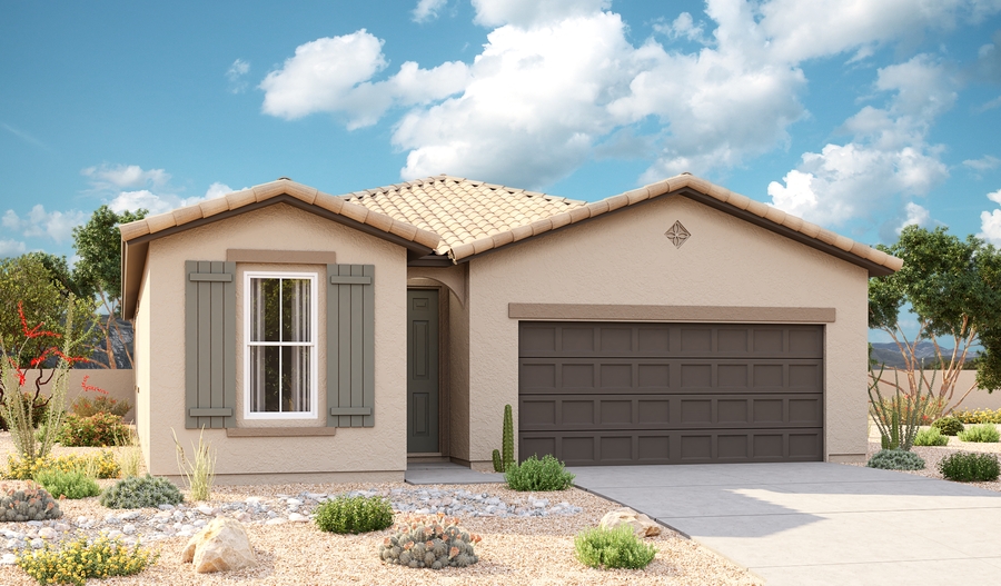 Exterior A of the Sunstone floor plan