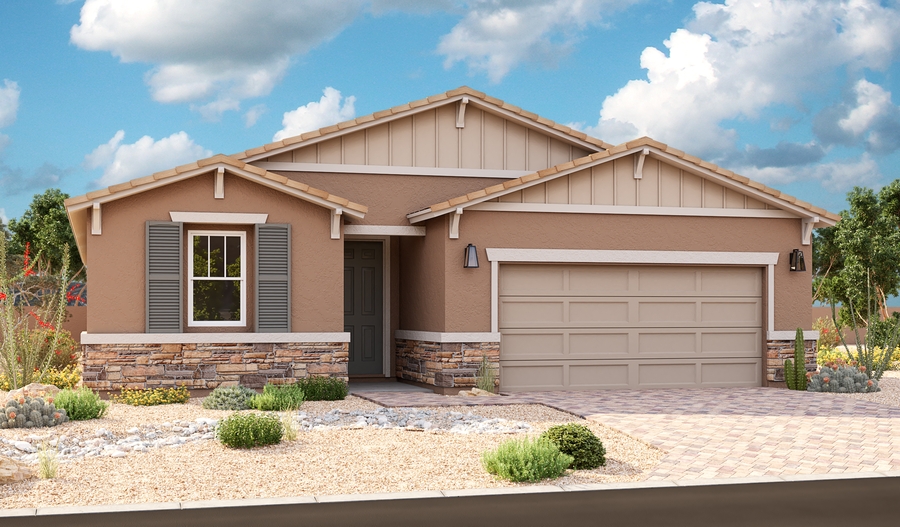 Slate floor plan at Seasons at Homestead in Maricopa Richmond American Homes