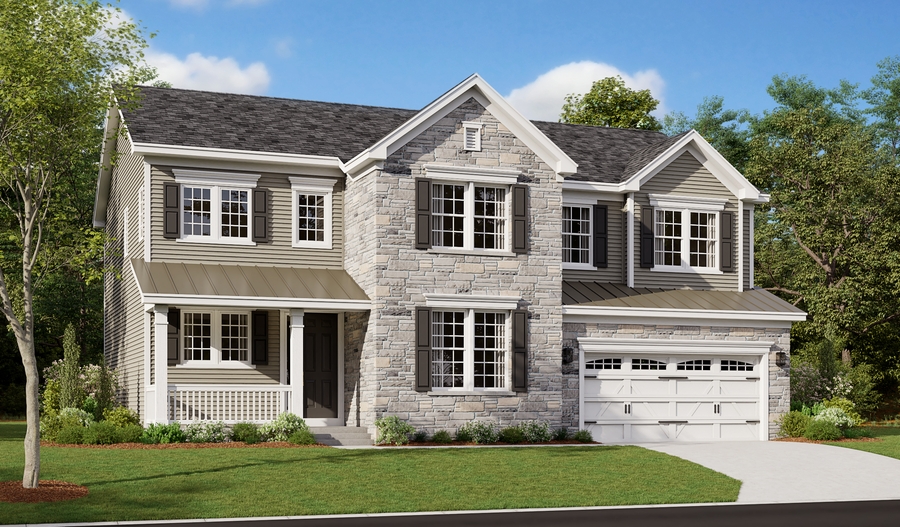 The Presley elevation E Exterior E of the Presley plan