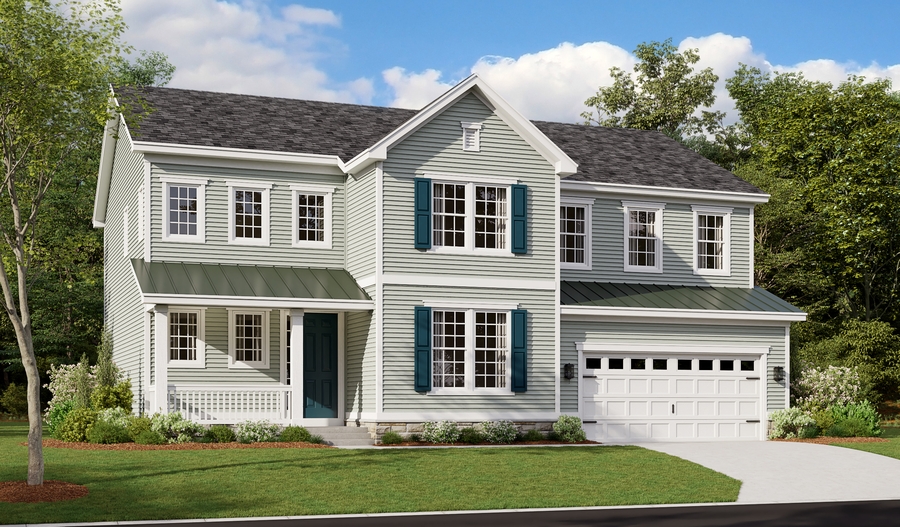 Exterior A of the Presley plan
