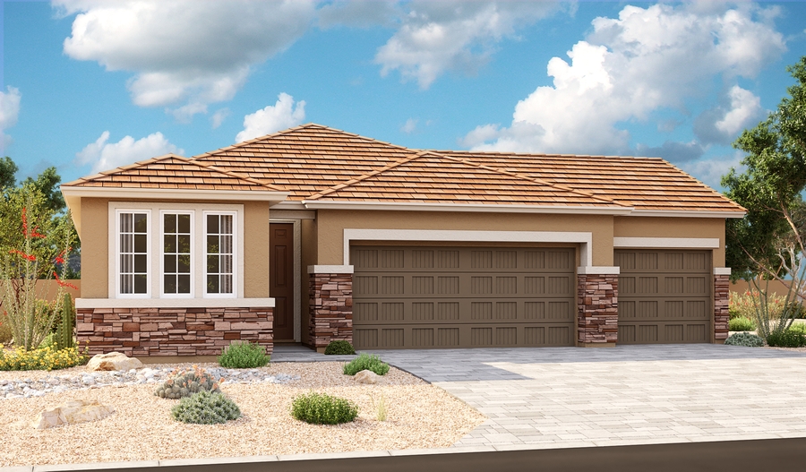 Exterior C of the Emerald plan