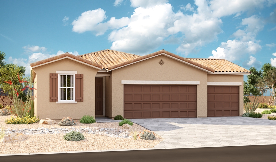 Exterior A of the Peridot floor plan