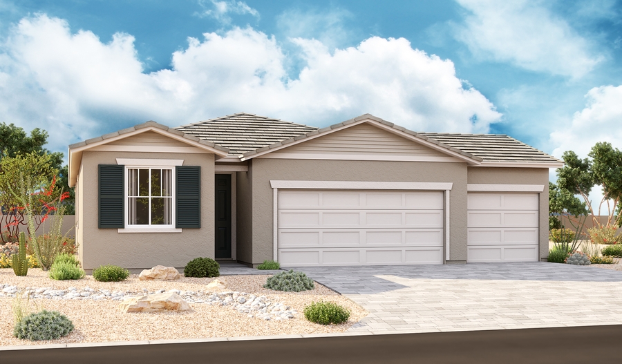 Exterior B of the Peridot floor plan