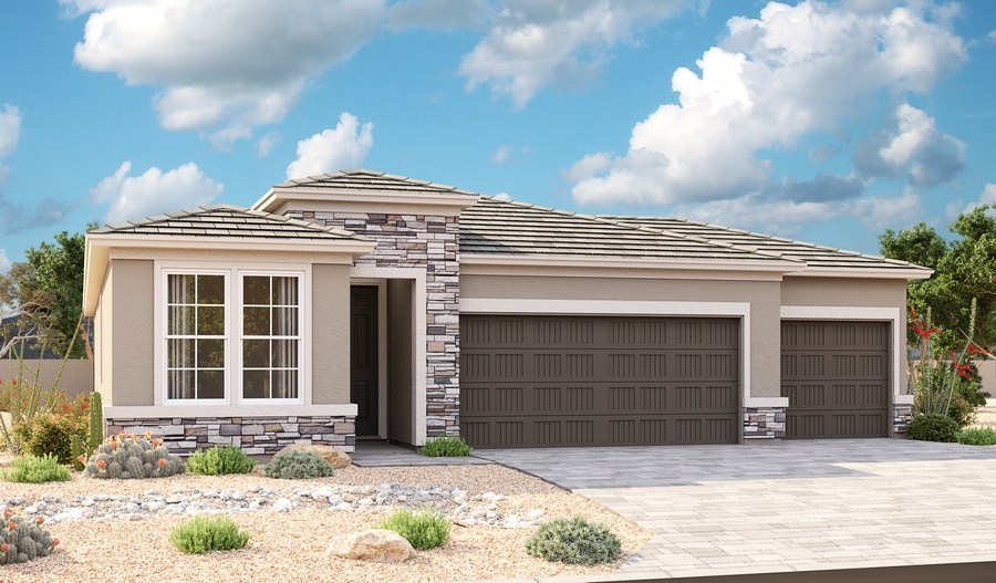 Exterior C of the Sapphire floor plan