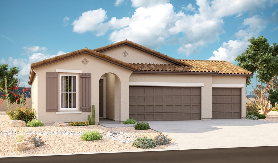 Exterior A of the larimar plan