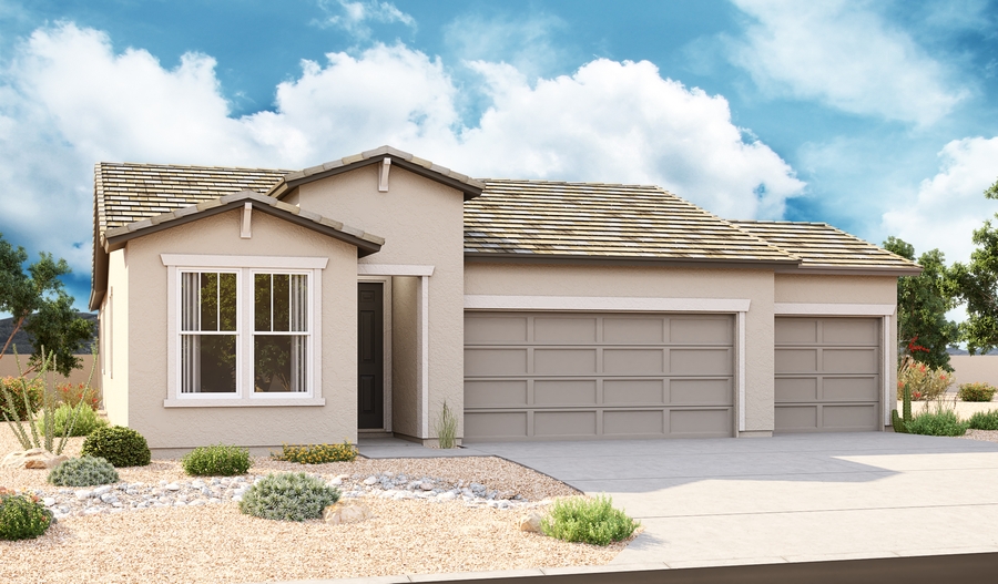 Exterior B of the Sapphire floor plan