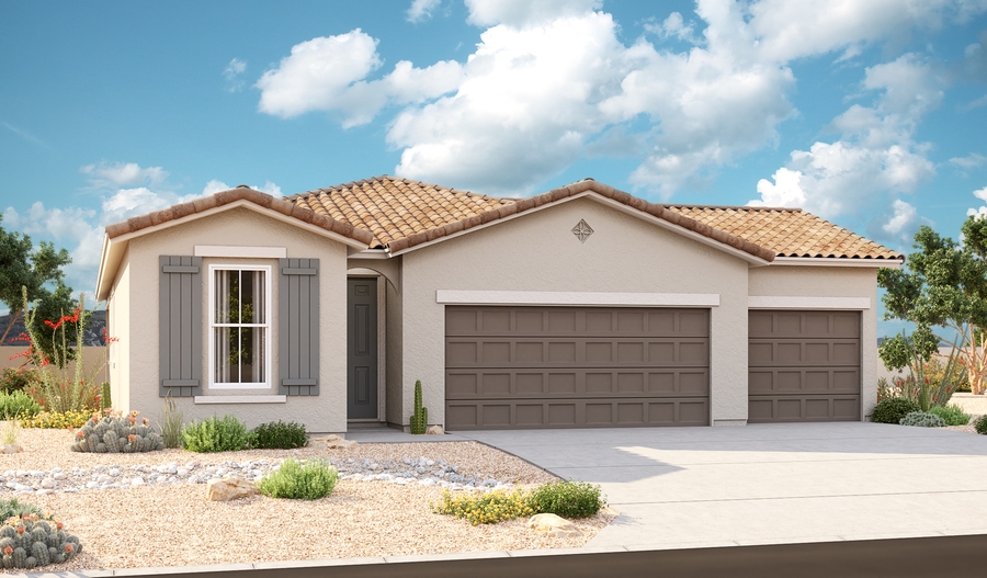 Exterior A of the Sunstone floor plan