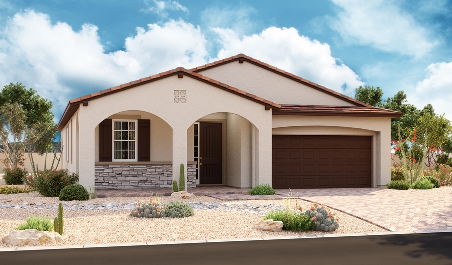 The Anika Elevation B Exterior B of the Anika plan