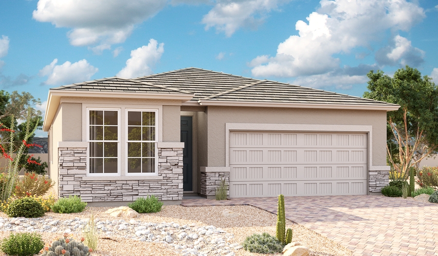 Exterior C of the Sunstone plan