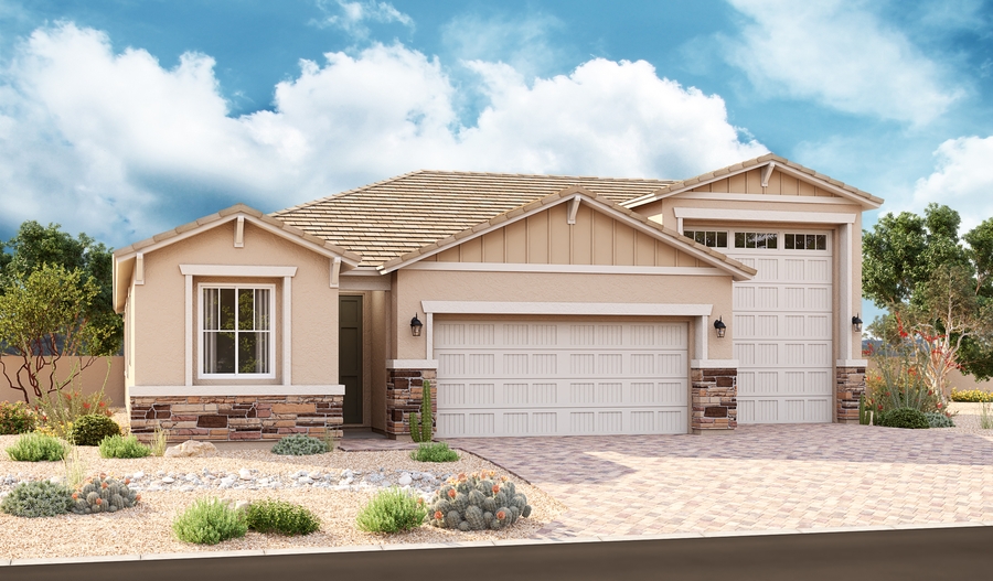 Bronze floor plan at The Preserve at The Lakes at Rancho El Dorado