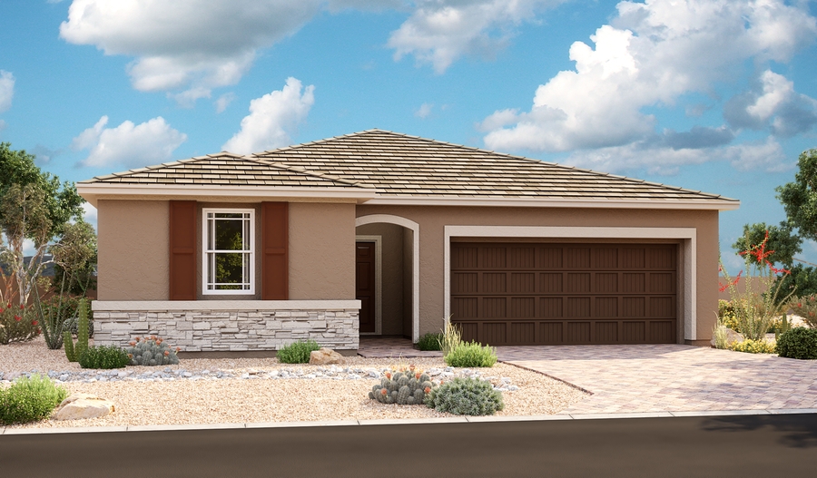 Exterior C of the Sarah plan