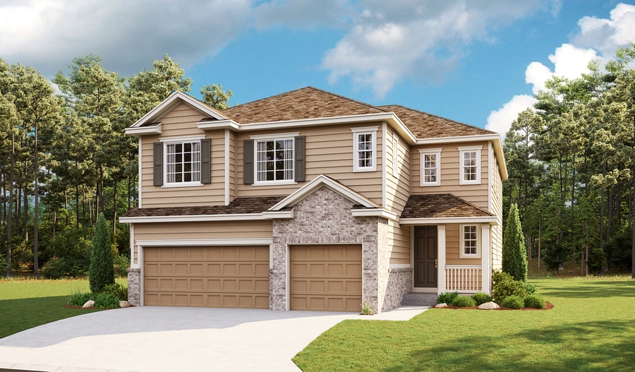 Yorktown floor plan at Windsor Villages at Ptarmigan Richmond