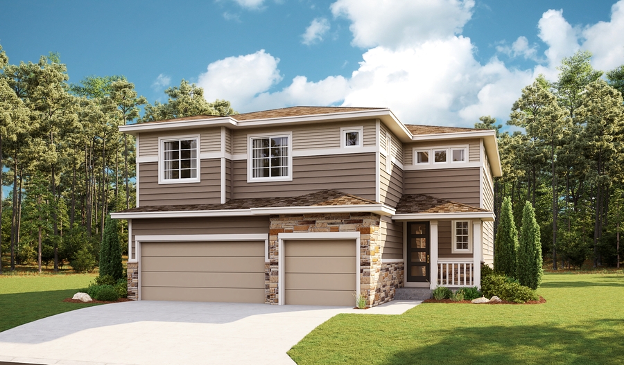 Yorktown floor plan at Windsor Villages at Ptarmigan Richmond