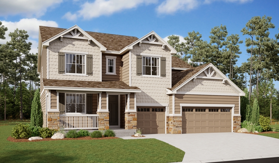 Dillon II floor plan at The Gallery at Reunion Richmond American Homes