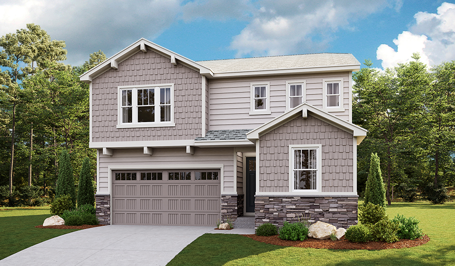 Exterior C of the Moonstone floor plan