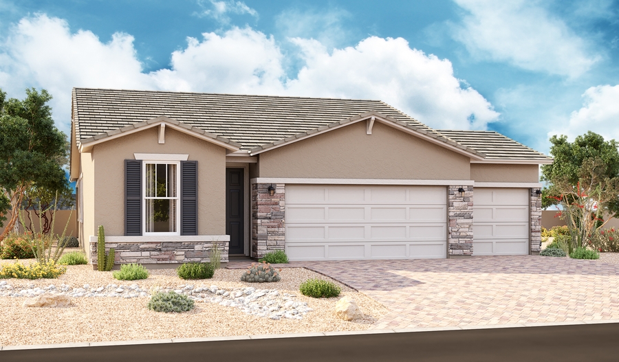 Exterior B of the Sunstone plan