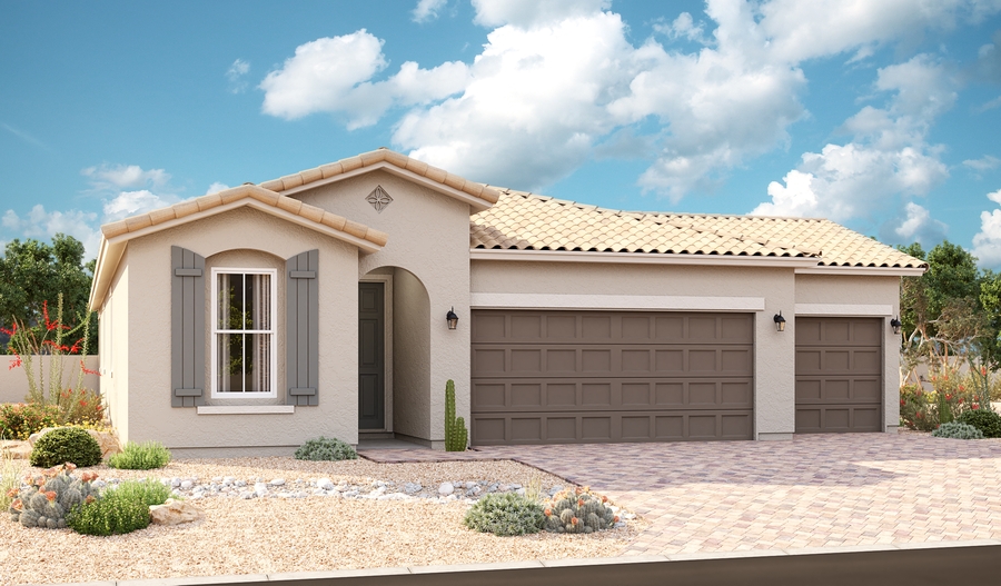 Exterior A of the Sapphire plan