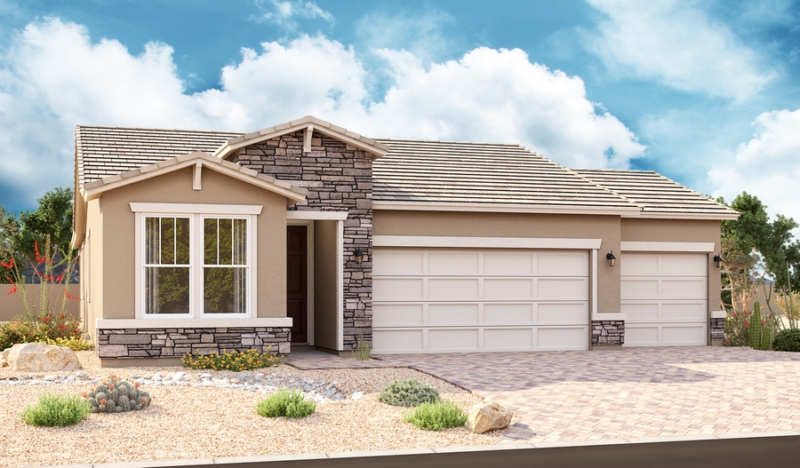Exterior B of the Sapphire plan